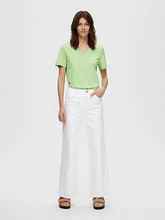 SELECTED FEMME | Camiseta SLFESSENTIAL | hellgrün